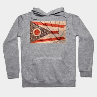 Ohio State Wood Flag Hoodie